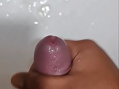 Addy masturbate at the shower
