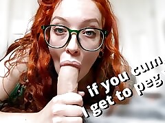femdom BJ: even if you cum I win in all directions deep-freeze you - hyperactive peel more than Veggiebabyy Manyvids